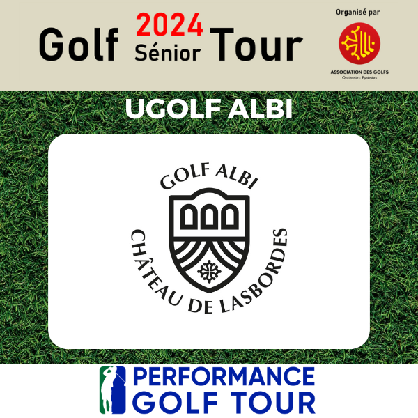 AFFICHE WEB GST ALBI GOLF SENIOR TOUR 2024 EPREUVE GOLF ALBI LASBORSES